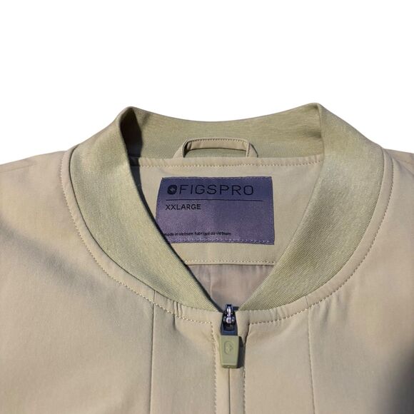 FIGSPRO Bomber Jacket in Sage- Size XXL - Picture 5 of 8